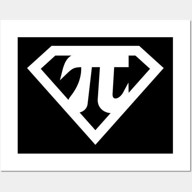 Superhero PiDay Shield Wall Art by Mclickster